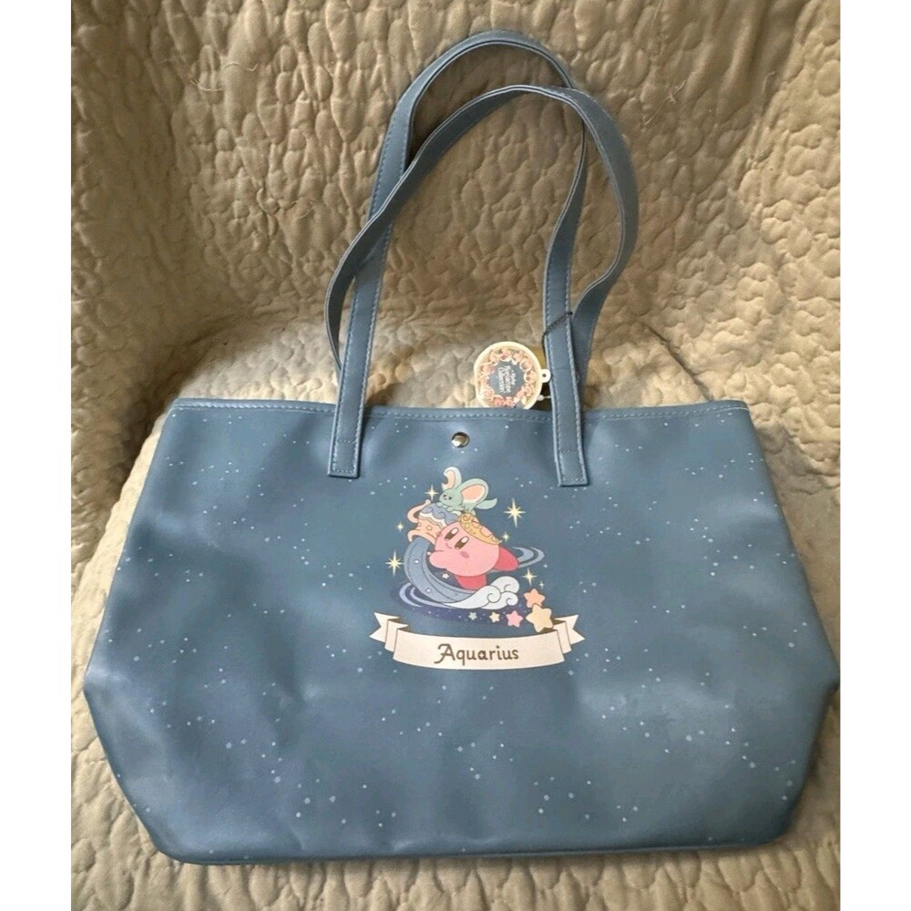 Kirby Horoscope Collection Aquarius Glow in Dark Tote Bag 2023 Japan NWT